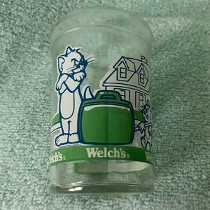 Vintage Tom and Jerry the movie glass cup